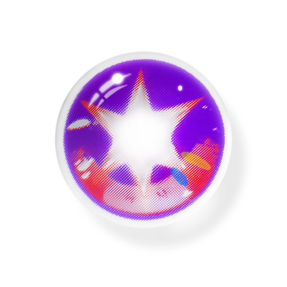 Cosplay Oshi No Ko Hoshino Speacial Star Purple Coloured Contact Lenses